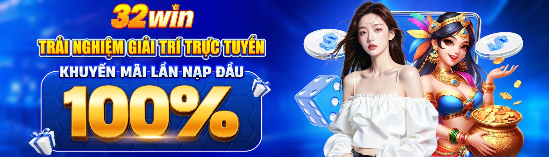khuyến mãi nạp lần đầu 100%